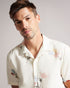 NEELE-Shirts-Short Sleeve Abstract Floral Shirt- Ted Baker Romania